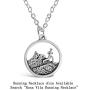 Rosa Vila Rock Climber Necklace, Round-Shaped Charm, Adventure Gifts For Women, Inspirational Jewelry, Mountain Pendant Necklace, Ideal As Rock Climber Gift, Camping Accessories For Women