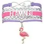 HCChanshi Flamingo Bracelet Jewelry Infinity Love Cute Flamingo Gifts Flamingo Jewelry Bracelet Gifts for Women, Girls, Men, Boys, Flamingo Party Supplies