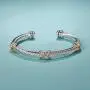 UNY Bracelet Designer Brand Inspired Antique Women Jewelry Cross Cable Wire Bangle Christmas Day Gifts (Triple Stone) UNY Bracelet Designer Brand Inspired Antique Women Jewelry Cross Cable Wire Bangle Christmas Day Gifts (Triple Stone)