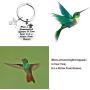 MAOFAED Hummingbird Gift Hummingbird Memorial Gift Hummingbird Lover Gift Loss of Love One Gift When a Hummingbird Appears in Your Yard It is a Visitor from Heaven