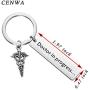CENWA Med Student Keychain Dr. in Progress Humor Ideas for Doctor Graduation Gift Whitecoat Ceremony, New Doctor, Future Dr