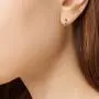 FANCIME 14K Solid Yellow Gold Genuine Amethyst Peridot Topaz Citrine Garnet Tiny/Small Hinged Huggie Cartilage Hoop Earrings Gemstone Dainty Delicate Fine Jewelry for Women Girls 12mm 15mm