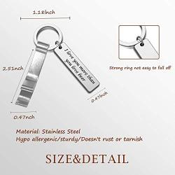 I Love You More Than You Love Beer Keychain Beer Charm Jewelry Gift for Boyfriend Husband(Love Beer KR)