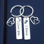 SIDIMELO Couple Gifts for Him and Her Wedding Gifts Star Wars Jewelry I Love You I Know Keychain Girlfriend Boyfriend Husband Wife Couple Keychain