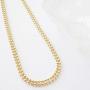 HONEYCAT Double Ball Chain Choker-Necklace in 18k Gold Plate, 18k Rose Gold Plate, or Rhodium Plate | Minimalist, Delicate Jewelry