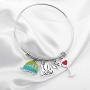 FUSTMW Travel Camper Bracelet Camping Charm Bangle RV Travel Trailer Camping Jewelry Gift for Women Best Friend