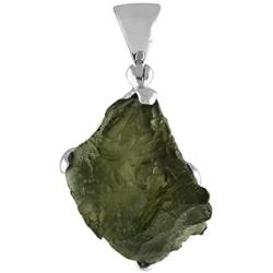 Starborn Sterling Silver Natural 20-30 carat Moldavite Pendant