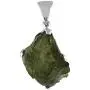 Starborn Sterling Silver Natural 20-30 carat Moldavite Pendant Starborn Sterling Silver Natural 20-30 carat Moldavite Pendant