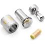 Jovivi Urn Necklace for Ashes Men Women Stainless Steel Bottle Cylinder Container Memorial Keepsake Pendant Cremation Jewelry