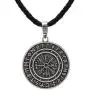 MLARK Handcrafted Norse Vikings Runes Amulet Pendant Celtic Pagan Pewter Viking Talisman Gift Necklace Jewelry for Men Unisex