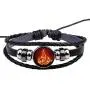 Avatar The Last Airbender Fire Nation Logo Black Leather Bracelet Anime Jewelry Aang Prince Zuko Cosplay Accessories Avatar The Last Airbender Fire Nation Logo Black Leather Bracelet Anime Jewelry Aang Prince Zuko Cosplay Accessories
