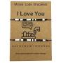 QIDIAN I Love You Morse Code Bracelet Couples Matching Bracelets for Him and Her Boyfriend and Girlfriend Mother and Daughter Jewelry