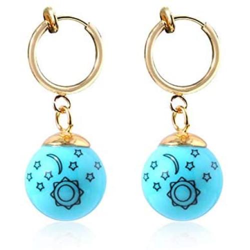 Elizabeth Liones Earrings The Seven Deadly Sins Cosplay Drop Earrings Blue