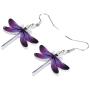 NEWEI Acrylic Charm Dragonfly Earrings Big Long Insect Animal Dangle Drop Jewelry For Women Teen Trendy Summer Gift Accessories