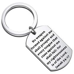 Gzrlyf Isaiah 54:17 Bracelet No Weapon Formed Against Me Shall Prosper Bracelet Religious Gifts