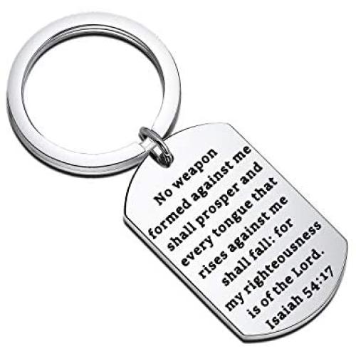 Gzrlyf Isaiah 54:17 Bracelet No Weapon Formed Against Me Shall Prosper Bracelet Religious Gifts