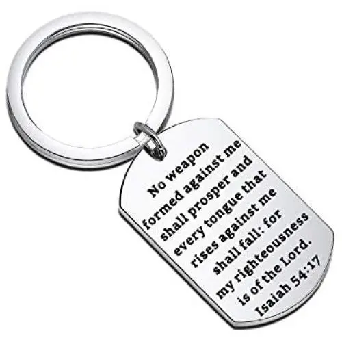 Gzrlyf Isaiah 54:17 Bracelet No Weapon Formed Against Me Shall Prosper Bracelet Religious Gifts Gzrlyf Isaiah 54:17 Bracelet No Weapon Formed Against Me Shall Prosper Bracelet Religious Gifts