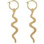 Osemind Snake Earrings for Women Vintage Earrings Studs Dangle Earrings Long Silver Dangle Earrings Gold Snake Stud Earrings Snake Jewelry