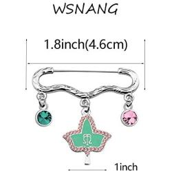 WSNANG Sorority Gift Graduation Gift Leaf Pendant Paraphernalia Earrings Gift for Women Girls