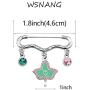 WSNANG Sorority Gift Graduation Gift Leaf Pendant Paraphernalia Earrings Gift for Women Girls