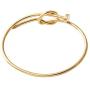 SENFAI Twist Knot Nail Bangle Heart Knot Bracelet Stack Bangle Cuff