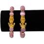 Prime Feng Shui Bracelet Natural Tiger Eye Bead Bracelet with Gold Plated Pi Xiu/Pi Yao Attract Wealth and Good Luck Amulet Gift