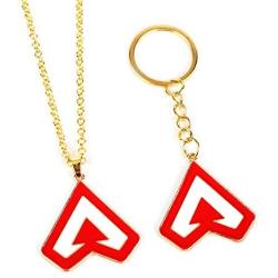 Algol - Game Jewelry Apex Legends Dog Tag Pendant Necklace Apex Logo Keychain For Women Men Metal Keyring Creative Trinket Gift