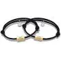 Mutual Attraction Rope Braided Couple Bracelets Charm Pendants with Magnetic Bells 2 PCS Gift Jewelry Set for Women Men … Mutual Attraction Rope Braided Couple Bracelets Charm Pendants with Magnetic Bells 2 PCS Gift Jewelry Set for Women Men …