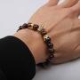 GVUSMIL Imperial Crown Bead Bracelet King&Queen Luxury Charm Couple Jewelry Xmas Gift for Women Men