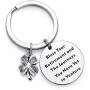TzrNhm Blossom Retirement Gift Bless Your Retirement and The Journeys You Have Yet to Venture Keychain Moving Away Gifts