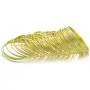 ENSOUL Flower Mixed Metal Aztec African Indian Vintage Multi Bangles Bracelets for Women Set of 36