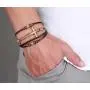 2 Pcs Vintage Handmade Wristband Religious Cross Wrap Bracelets Women Leather Christian Jewelry for Confirmation Gifts, Adjustable 2 Pcs Vintage Handmade Wristband Religious Cross Wrap Bracelets Women Leather Christian Jewelry for Confirmation Gifts, Adjustable