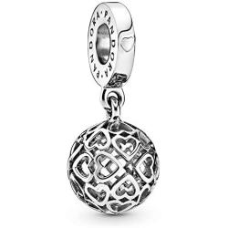 Pandora Jewelry Harmonius Hearts Sterling Silver Charm