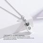 Silikepa Cremation Jewelry Urn Necklace for Ashes Skull Cross Necklace Keepsake Heart Urn Pendant Ash Holders with Sterling Silver for Memory Punk Style