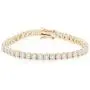 Tennis AAA CZ Bracelet Bridal Wedding Evening Party Prom Gold Plated Jewelry For Woman 7''+1'' Long Tennis AAA CZ Bracelet Bridal Wedding Evening Party Prom Gold Plated Jewelry For Woman 7''+1'' Long