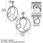 Sterling Silver Zodiac Sign Dangle Drop Earrings Women Girl Leo Pisces Gemini Aries Constellation Stud Earrings Celestial Jewelry Birthday Gift Sterling Silver Zodiac Sign Dangle Drop Earrings Women Girl Leo Pisces Gemini Aries Constellation Stud Earrings Celestial Jewelry Birthday Gift