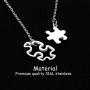 Kivosliviz Autism Necklace Autism Puzzle Piece Necklace Motivational Autism Gift