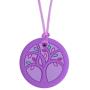 Munchables Tree of Life Sensory Chew Necklace for Adults, Teens and Kids - Sensory Chewable Jewelry (Purple)