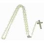 Glow in The Dark Rosary Necklace- Luminous Catholic Round Beads Religious Jesus Crucifix for Hanging Pray Rosaries Necklace Jewelry Noctilucent Cross Necklace Gift for Boys Girls Men Women