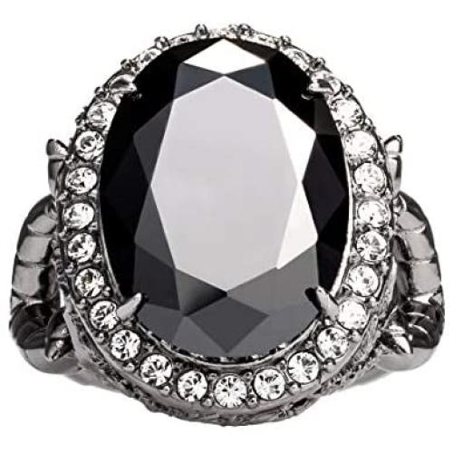 RockLove DISNEYS SLEEPING BEAUTY Maleficent Crystal Ring
