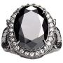 RockLove DISNEYS SLEEPING BEAUTY Maleficent Crystal Ring