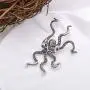 Paialco 925 Sterling Silver Gothic Octopus Ear Cuff Clip On Earring Paialco 925 Sterling Silver Gothic Octopus Ear Cuff Clip On Earring