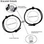 EXGOX Couples Bracelets Magnetic Mutual Attraction Matching Relationship Rope Adjustable Bracelets for Women Men Boyfriend Girlfirend Lover Him Her Bestfriend 2 PCS EXGOX Couples Bracelets Magnetic Mutual Attraction Matching Relationship Rope Adjustable Bracelets for Women Men Boyfriend Girlfirend Lover Him Her Bestfriend 2 PCS