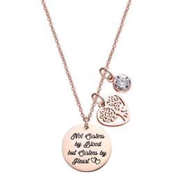 LIUANAN Inspirational Necklace Personalized Engraved Mantra Pendant Necklaces Encouragement Jewelry for Women Girl Sister Mother Friends