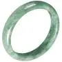 Jade Bangle Bracelet for Women Retro Chinese Style Natural Green Jade Bangle (2.08-2.56In) G001