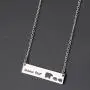 Zuo Bao Sweet Mama Bear Bar Necklace Mother Necklace Mama Bear Jewelry for New Mom Zuo Bao Sweet Mama Bear Bar Necklace Mother Necklace Mama Bear Jewelry for New Mom