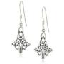 Sterling Silver Celtic Knot Drop Earrings