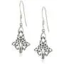 Sterling Silver Celtic Knot Drop Earrings