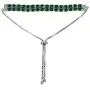 Sterling Silver Genuine, Created or Simulated Gemstone Oval-Cut Two Row Adjustable Tennis Bracelet Sterling Silver Genuine, Created or Simulated Gemstone Oval-Cut Two Row Adjustable Tennis Bracelet