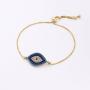SENFAI Classics Evil Eye Adjustable Bracelet with Yellow Gift Box
